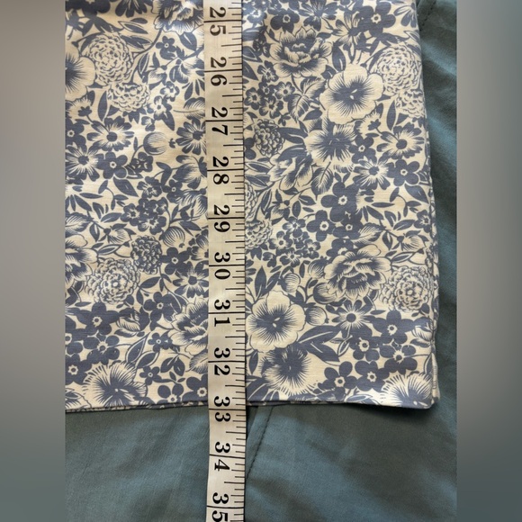 European Floral Blue and White Dress - Picture 10 of 11